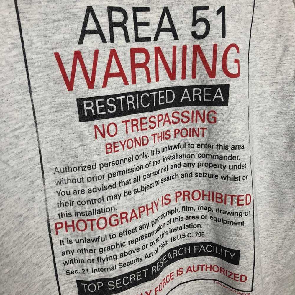 Vintage Area 51 Staff Shirt Roswell NM Mexico Ali… - image 1