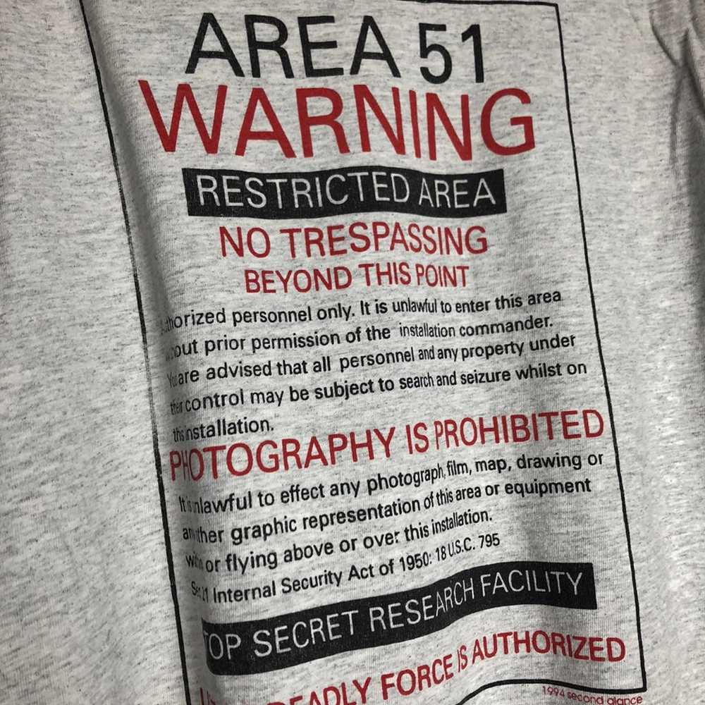 Vintage Area 51 Staff Shirt Roswell NM Mexico Ali… - image 5