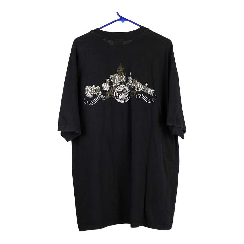 City of Los Angeles Hanes T-Shirt - 2XL Black Cot… - image 2