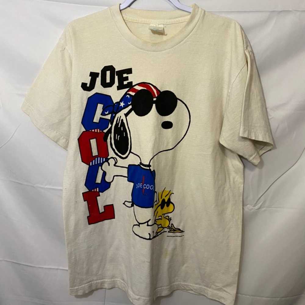 Vintage Joe Cool Snoopy USA Graphic Shir - image 1