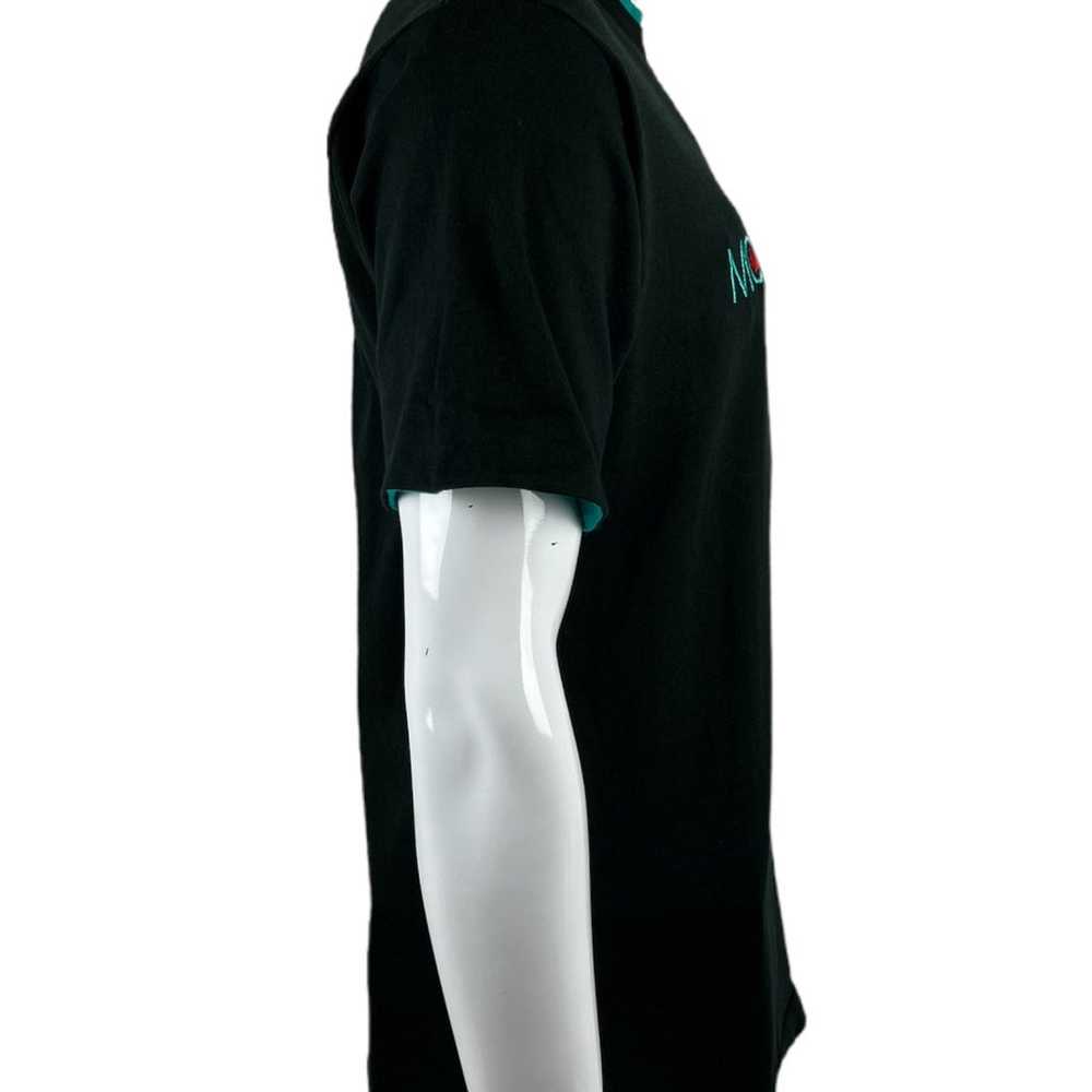 Vintage Montreal Canada Mens Large Black Green Em… - image 6