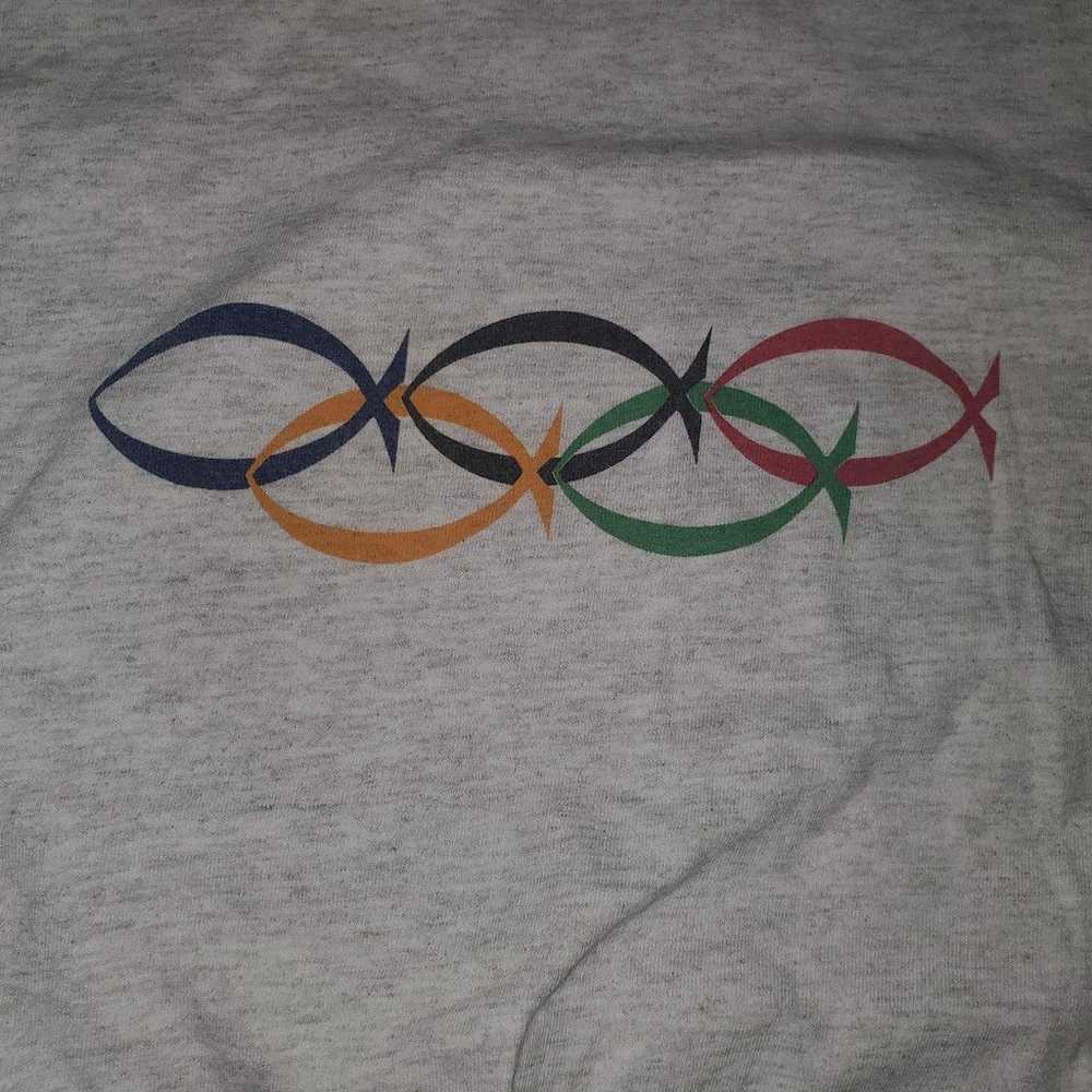 1996 vintage olympics jesus tee - image 2