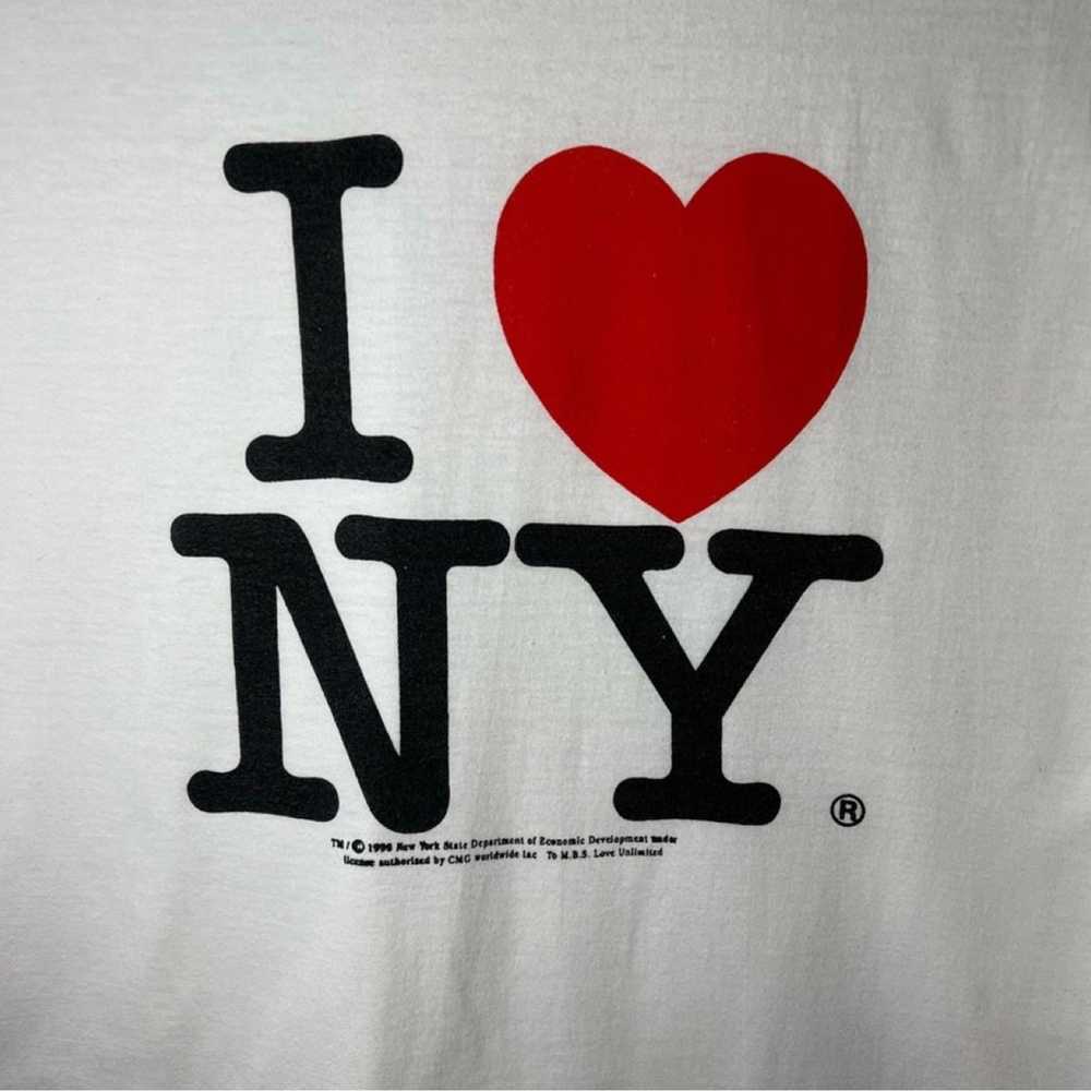 VTG 1996 I ❤️ NY Graphic T Shirt - image 5