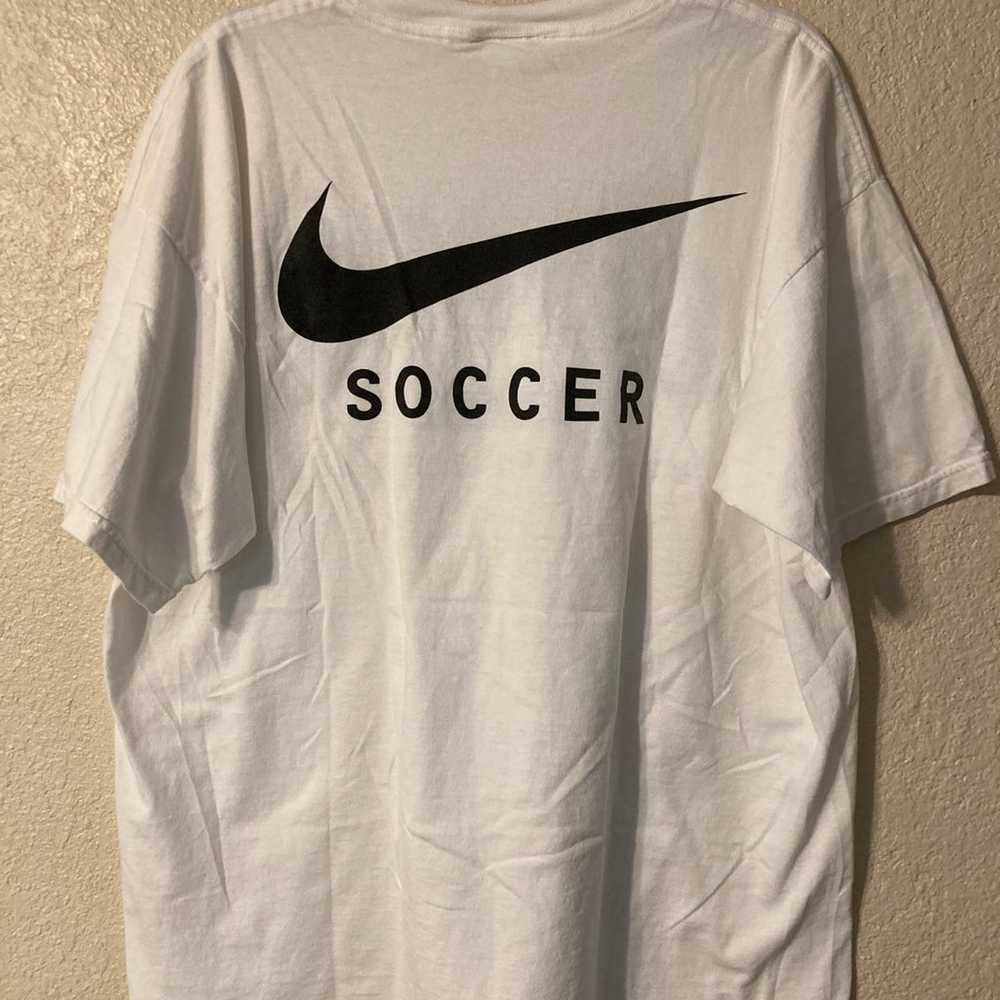 Vintage Nike USISL 1995 Soccer T-Shirt - image 2