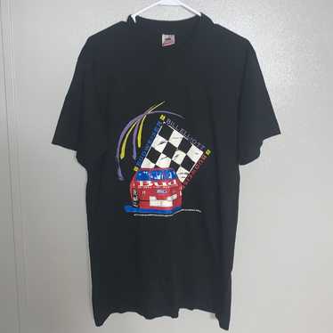Vintage Bill Elliot Budweiser NASCAR Shirt - image 1