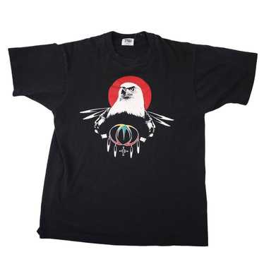 Vintage Native Eagle Dream Cather Graphic T Shirt
