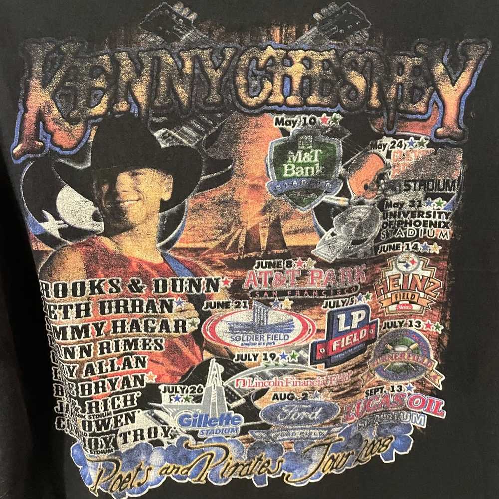 Vintage/Y2K Kenny Chesney 2008 Tour Shirt - image 5