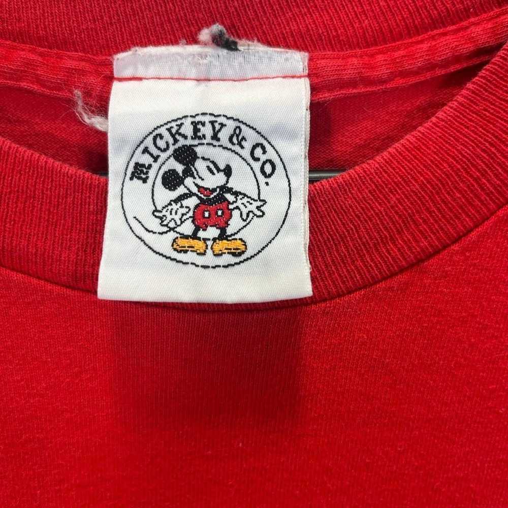 vintage mickey mouse spell out tshirt - image 2