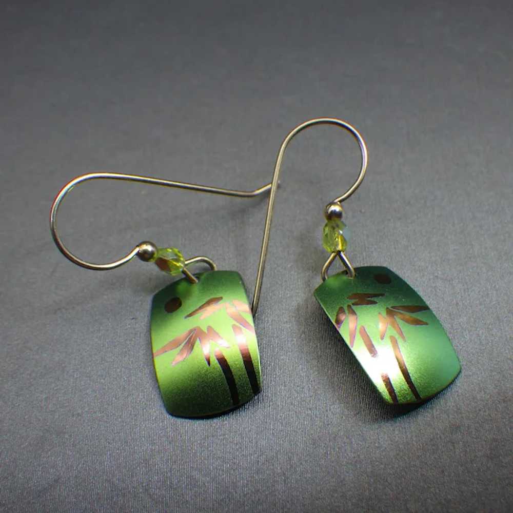 Holly Yashi Niobium Earrings, Gold Filled Wires, … - image 3