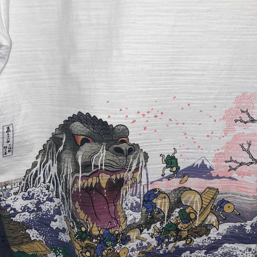 Vintage Godzilla AOP Toho shirt - image 6