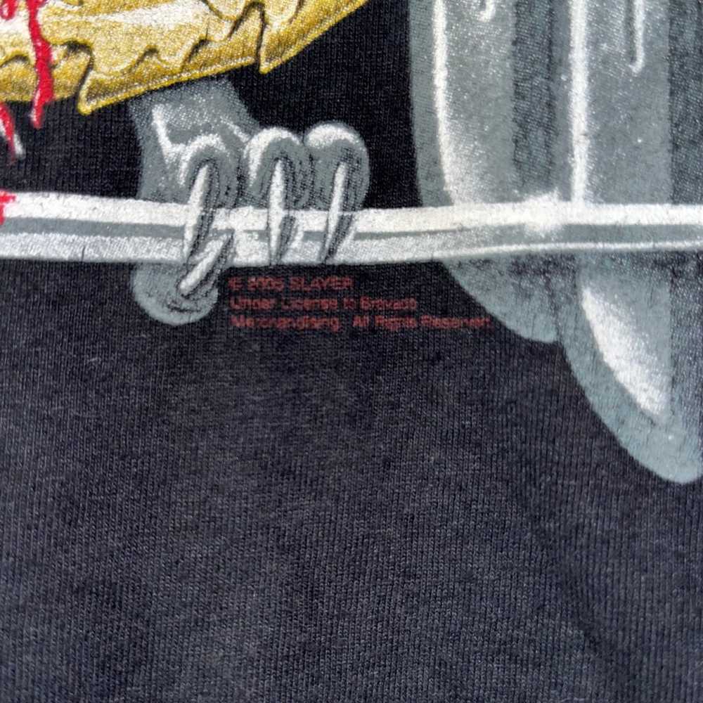 Vintage 2005 Slayer Metal Band Shirt~Front and ba… - image 5