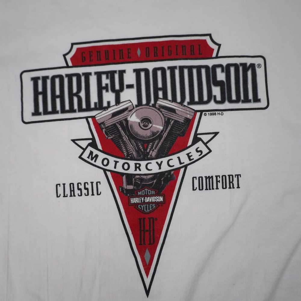 Vintage Harley Davidson  V-twin Graphic T Shirt - image 4