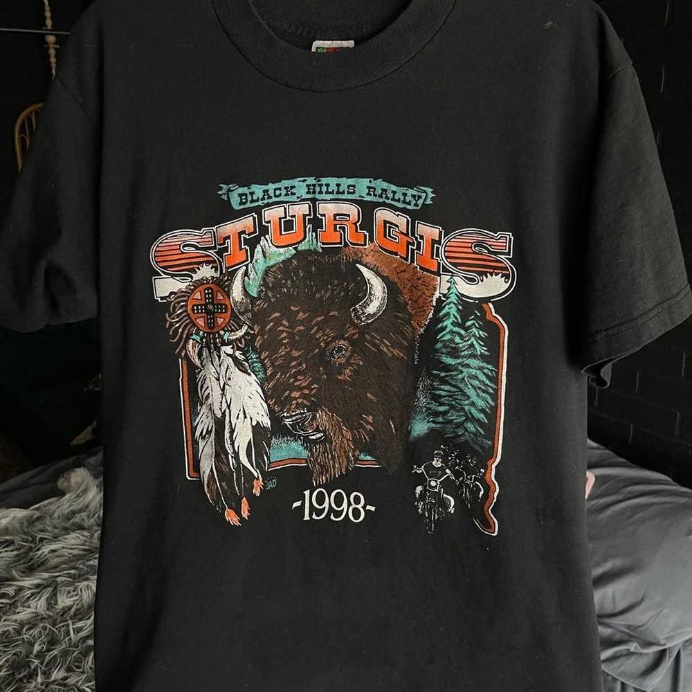 Vintage 1998 Sturgis tshirt - image 1