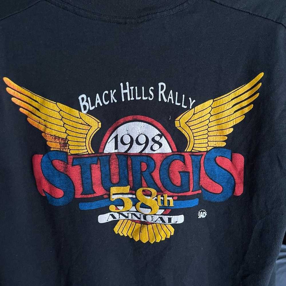 Vintage 1998 Sturgis tshirt - image 3