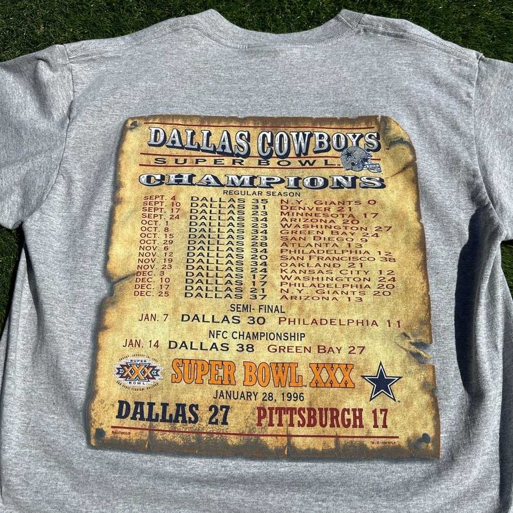 Vintage 90’s NFL Dallas Cowboys Superbowl T Shirt - image 3
