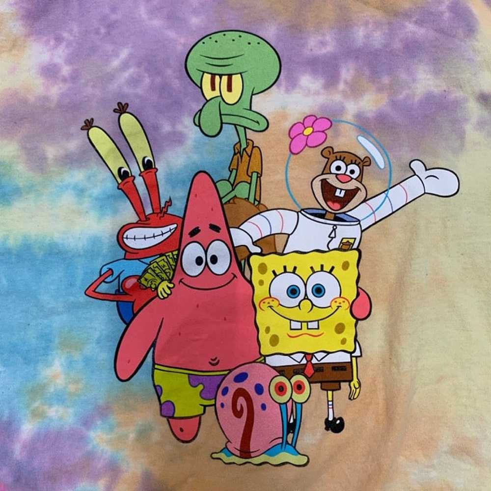 SpongeBob SquarePants Tie Dye Shirt Bikini Bottom… - image 3