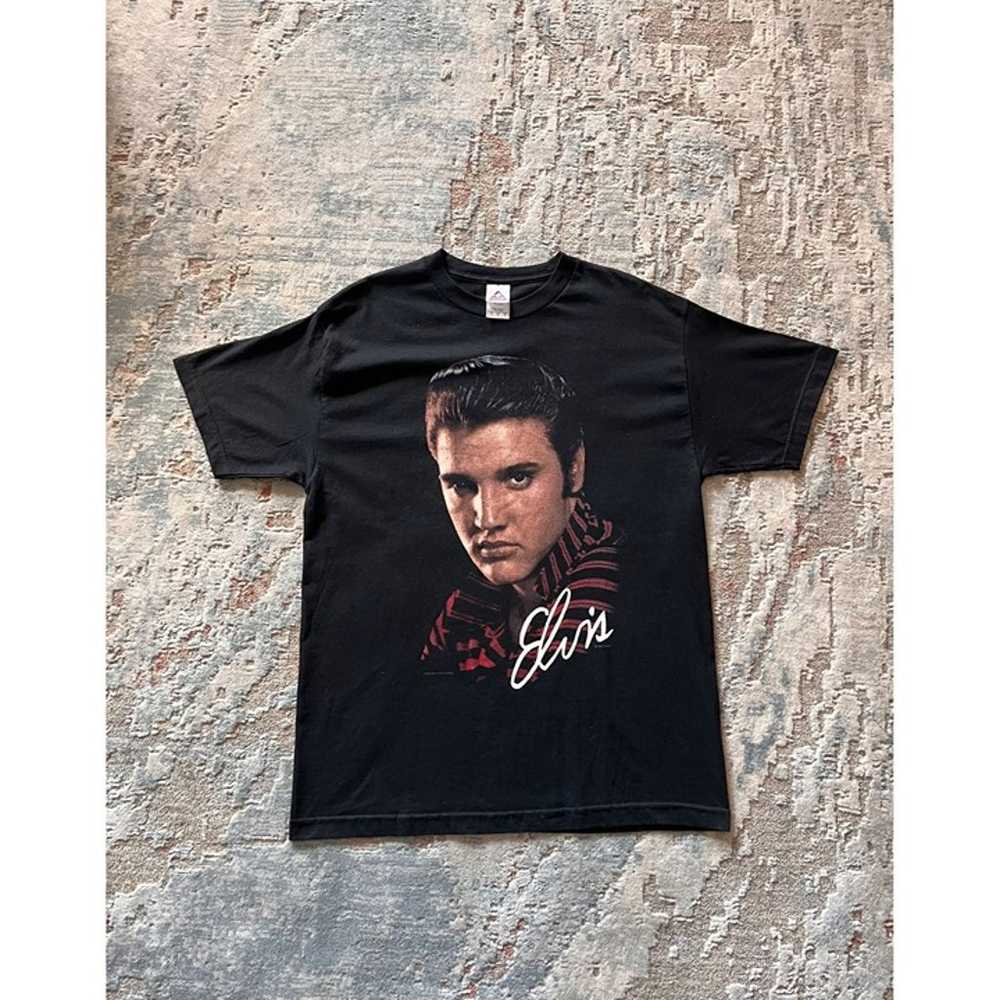 ELVIS PRESLEY VINTAGE SIGNATURE 90S BLACK T SHIRT… - image 2