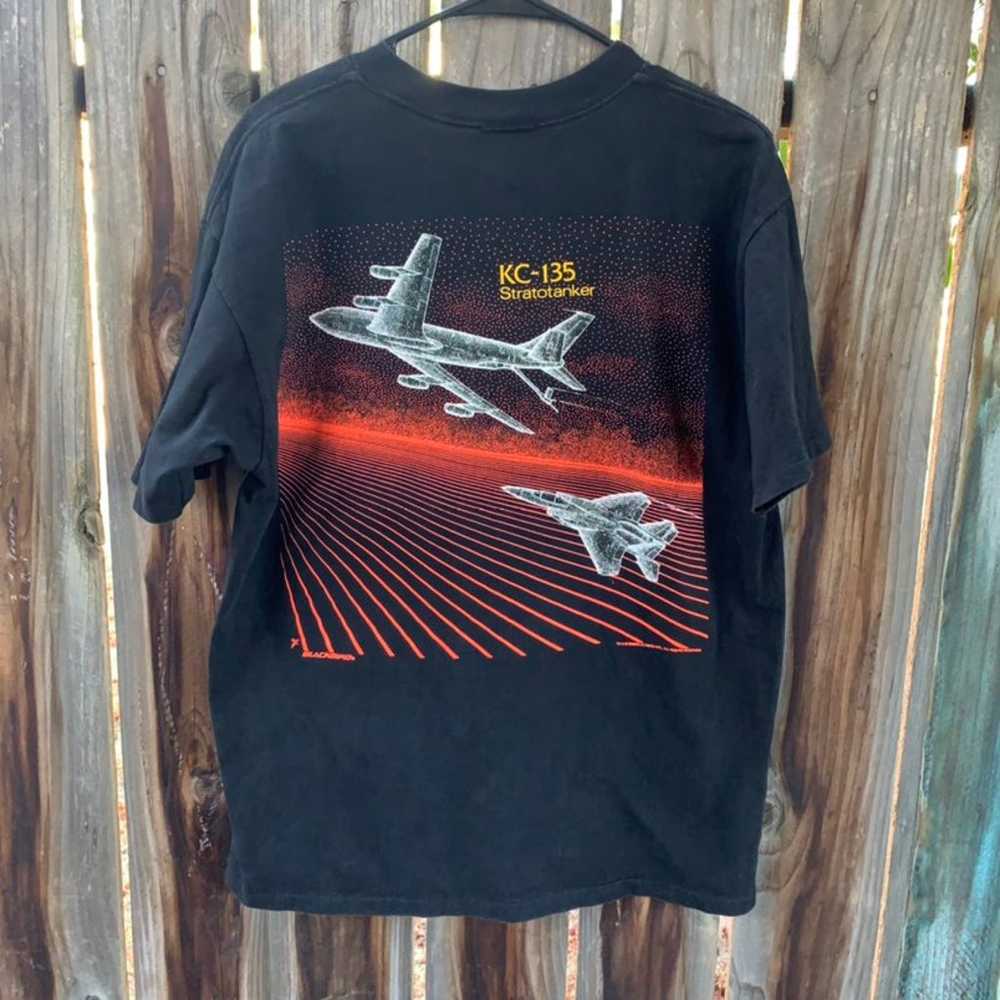 Vintage vtg 80s 1988 Blackbird airplane stratotan… - image 4