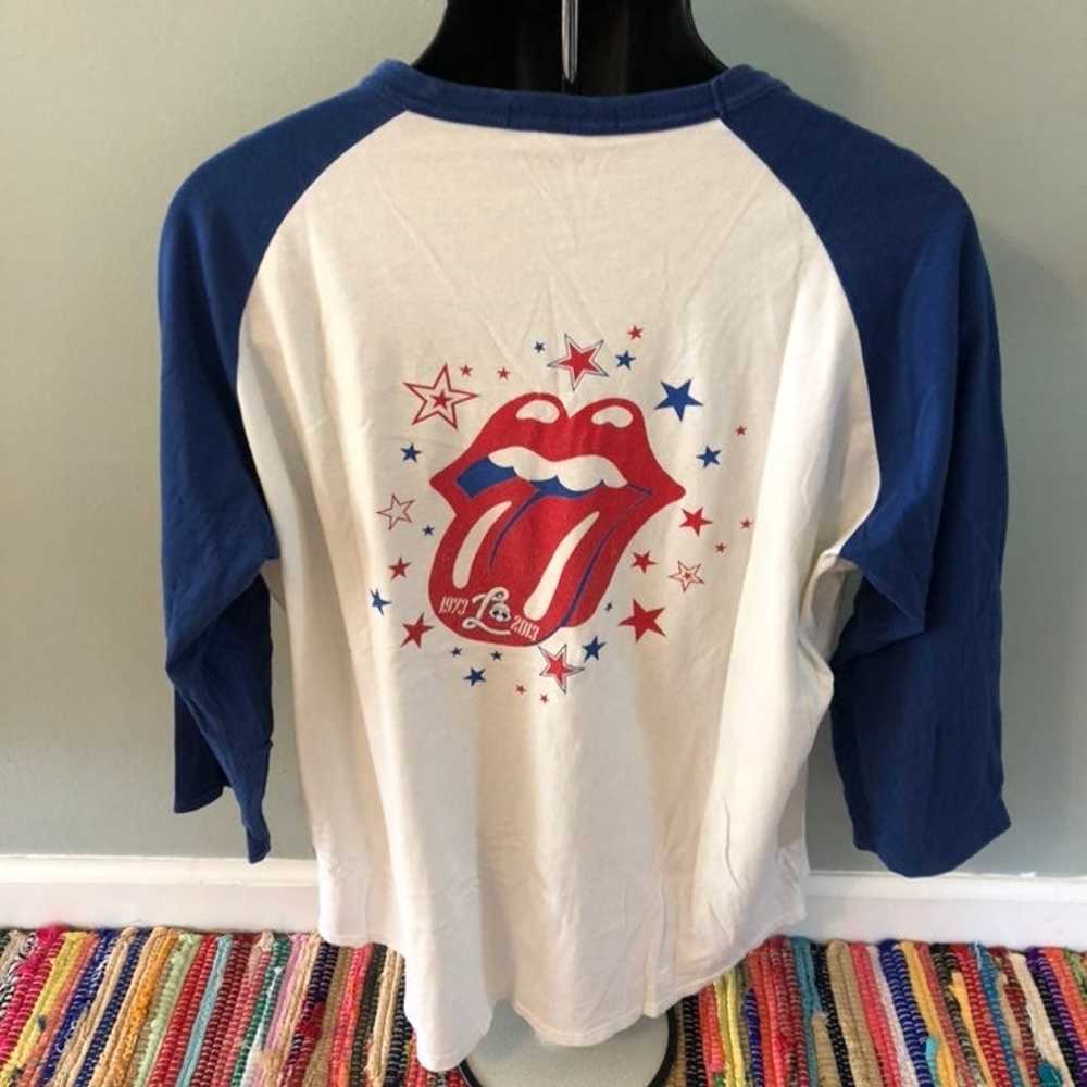 Rolling Stones 3/4 Sleeve Shirt Baseball Rock Rol… - image 1