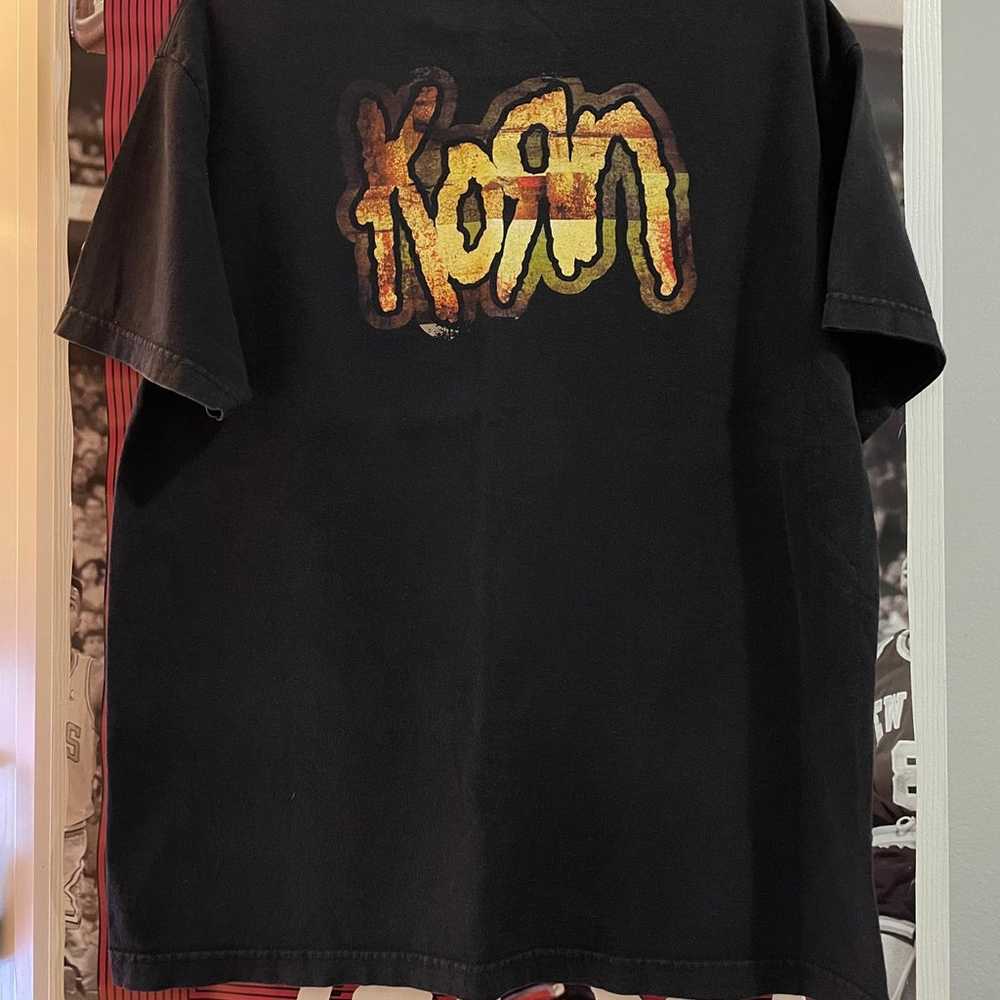 Vintage KORN Y2K Band Tee Shirt - image 2