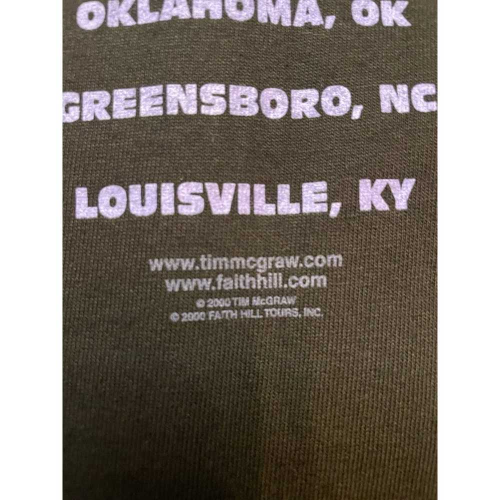 Vintage TIM McGRAW Faith Hill 2000 Tour T-shirt - image 6