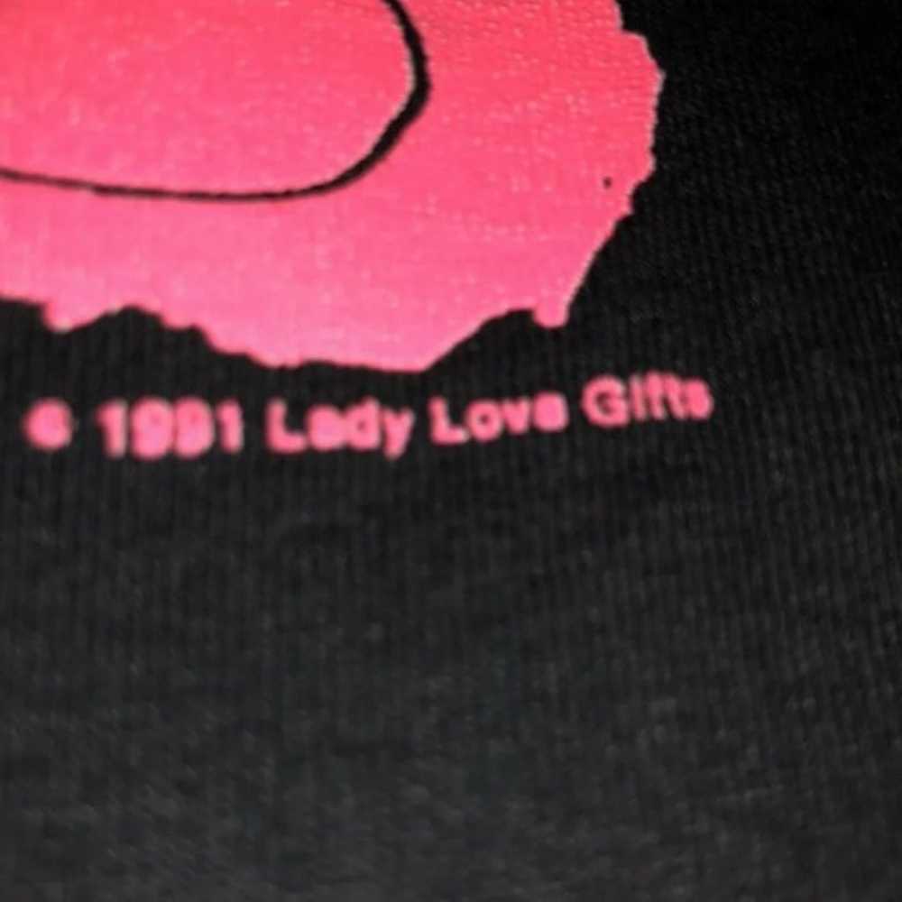 VTG 1991 Lady Love Gifts Size Large tee - image 3