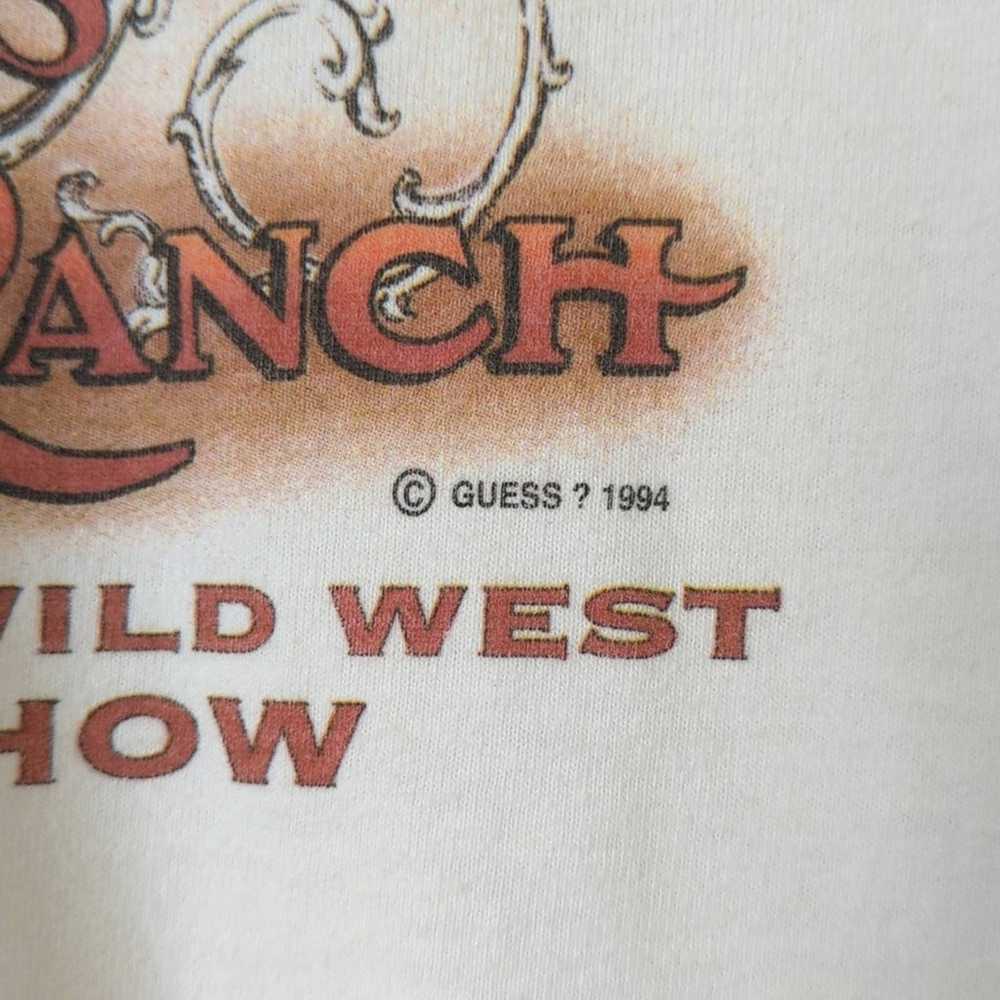 Guess 1994 Vintage Western Ranch Graphic Long Sle… - image 4