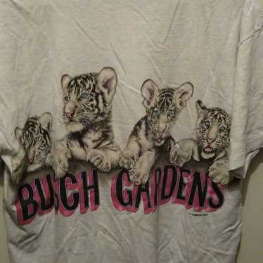 Vintage Bush Gardens tiger tshirt - image 1