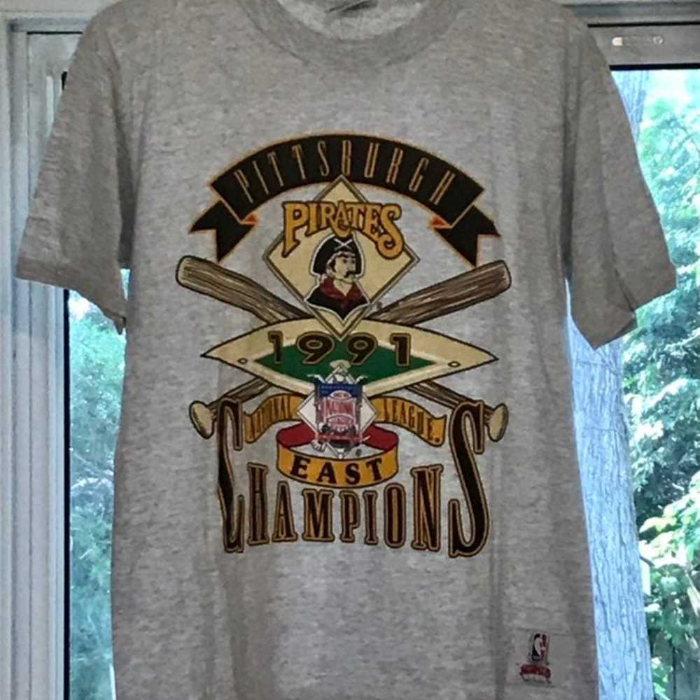 Vintage pittsburgh pirates 1991 shirt - image 1