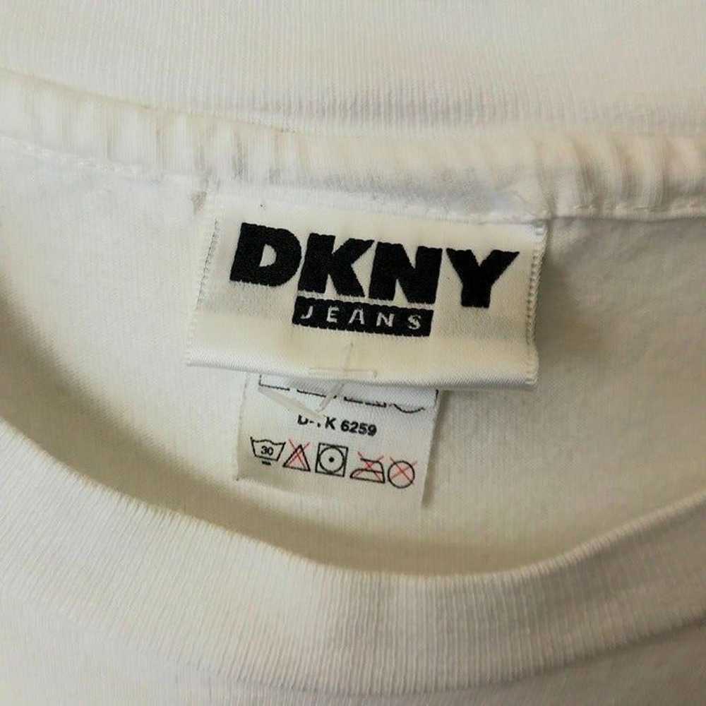 90s Vintage DKNY T Shirt Donna Karan New York NY … - image 4