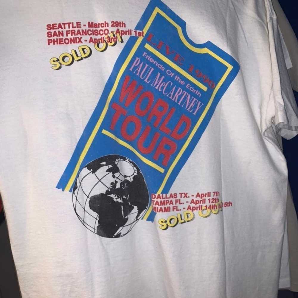 Vintage Paul McCartney World Tour Shirt - image 2