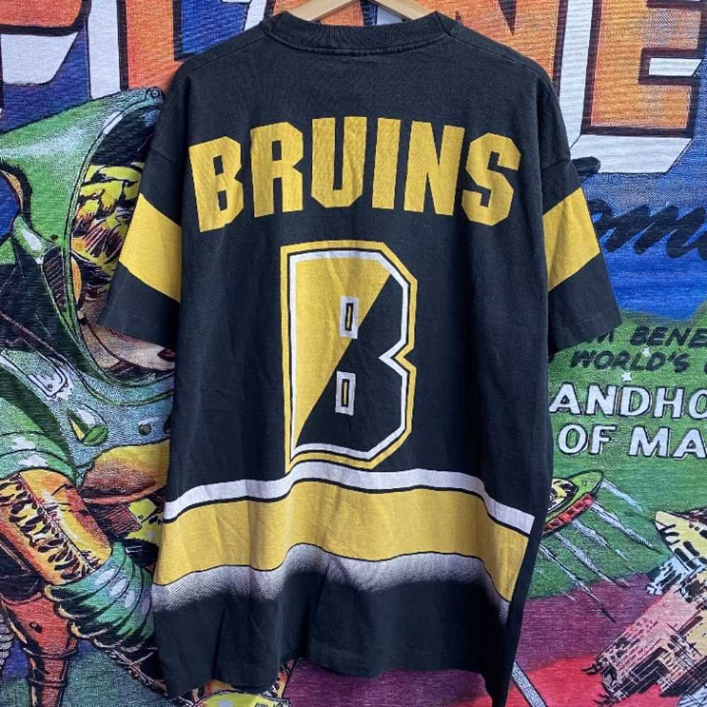 Vintage NHL Bruins Jersey Tee Shirt size Large - image 2