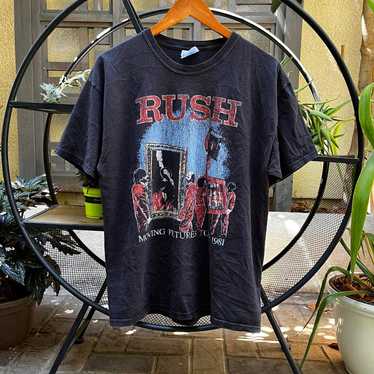 1981 Rush Moving Pictures Tour Tee - image 1