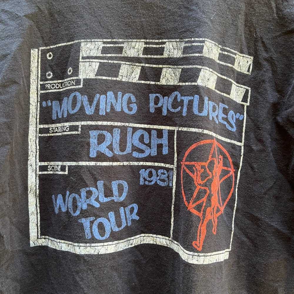 1981 Rush Moving Pictures Tour Tee - image 6