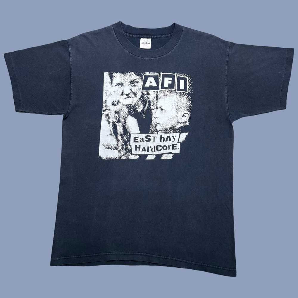 Vintage 1990s AFI East Bay Hardcore Band T-Shirt - image 1