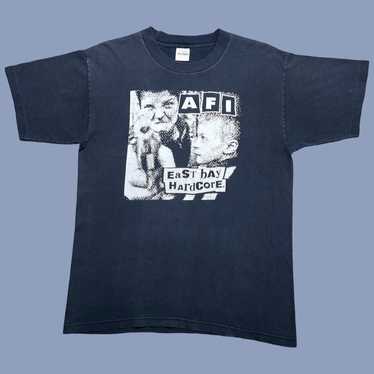 Vintage 1990s AFI East Bay Hardcore Band T-Shirt - image 1