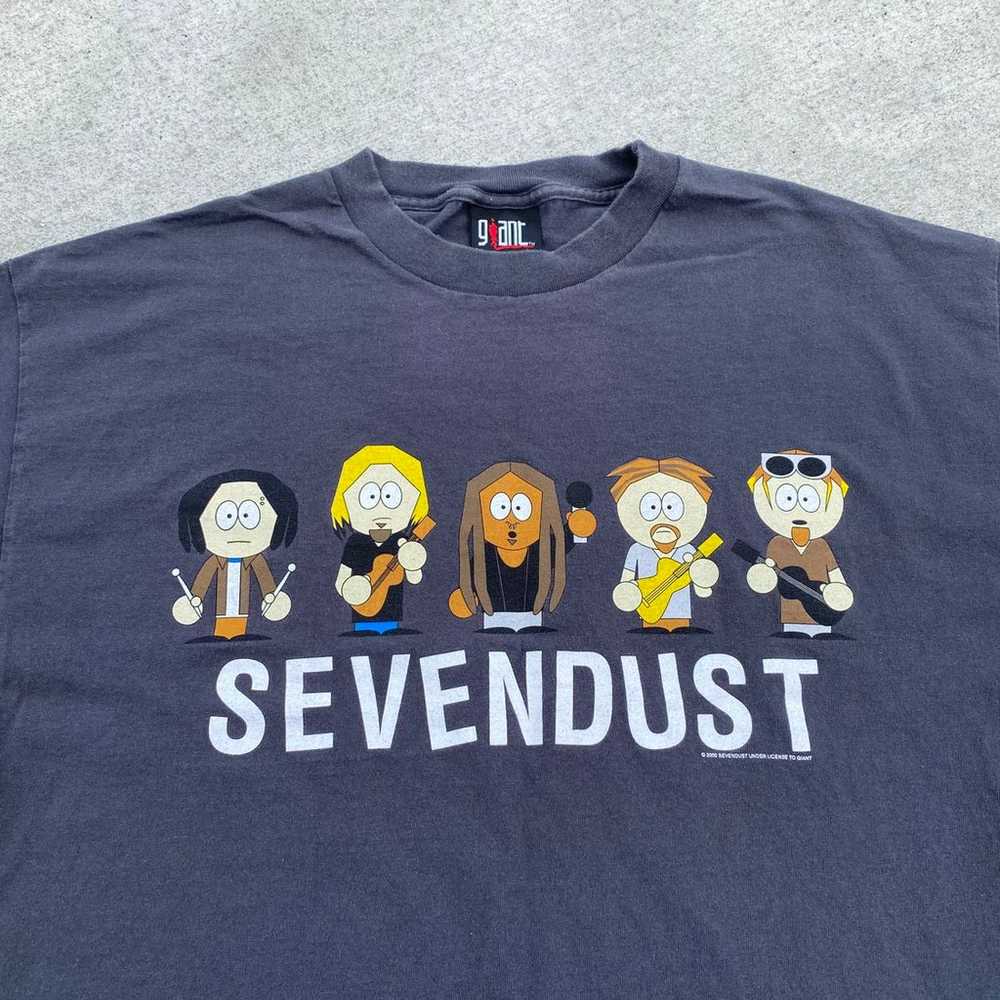 Vintage Sevendust Band Shirt Giant Tag Rare - image 2