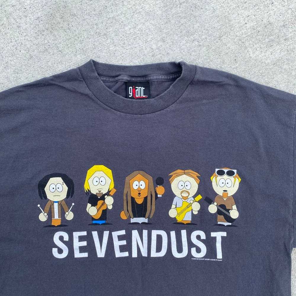 Vintage Sevendust Band Shirt Giant Tag Rare - image 3