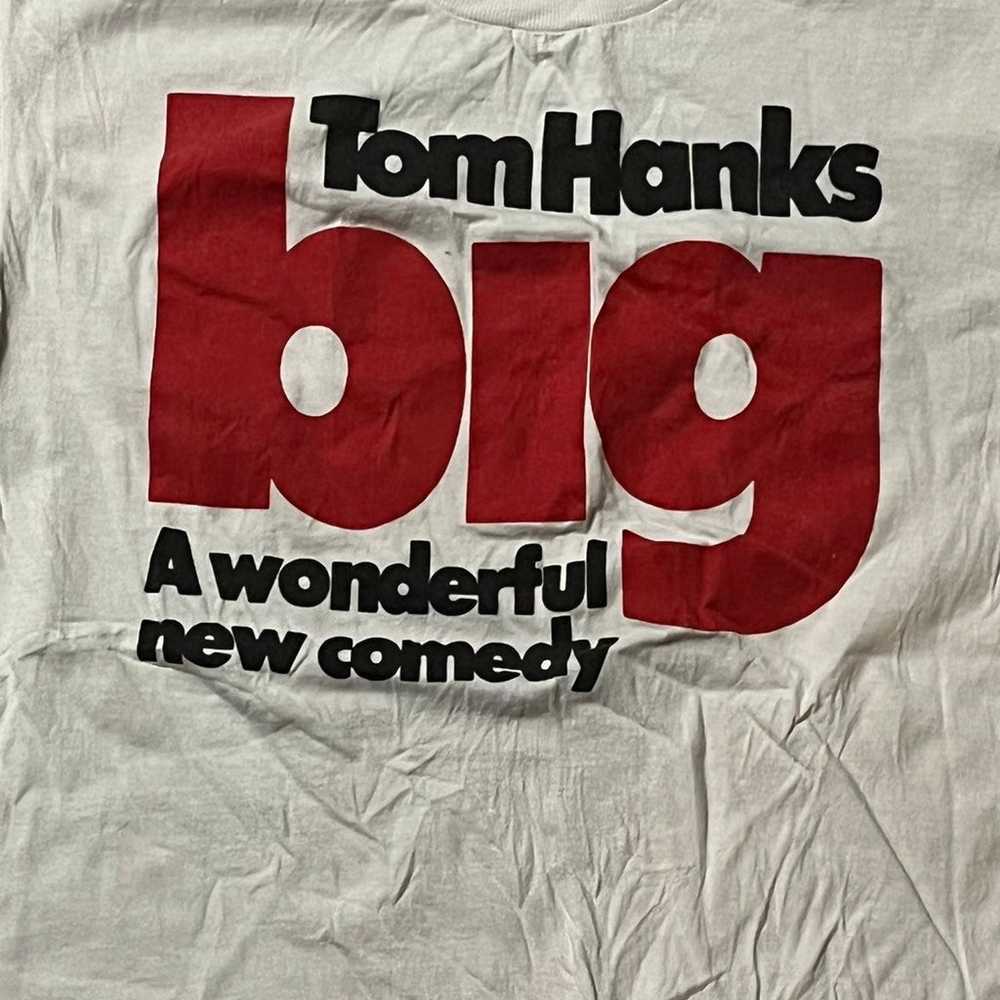 vtg Big movie shirt 1988 tom hanks the mask 90s p… - image 2