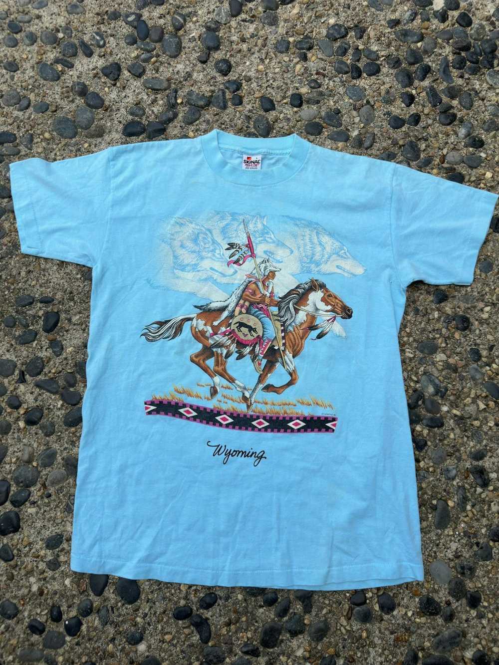 Signal Sport × Vintage Vintage Signal Mega Tee Wy… - image 1