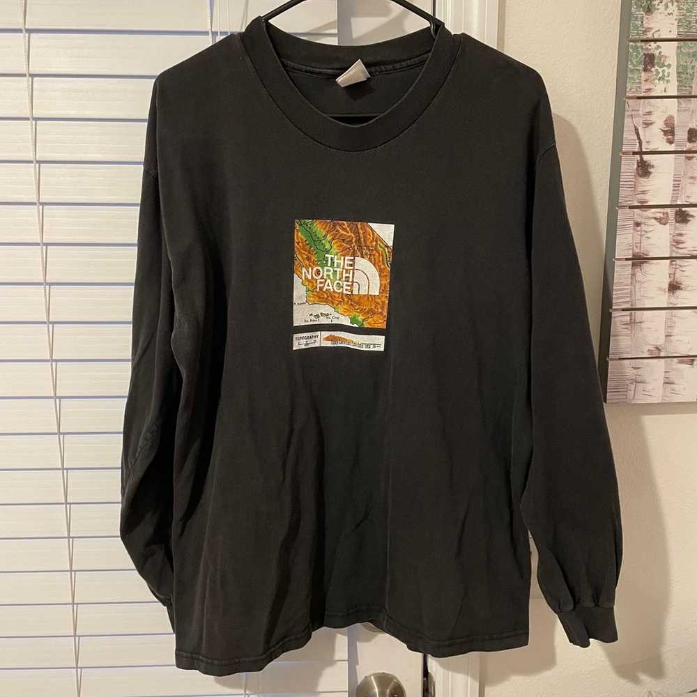 Vintage Rare The North Face Topography Shirt - image 1