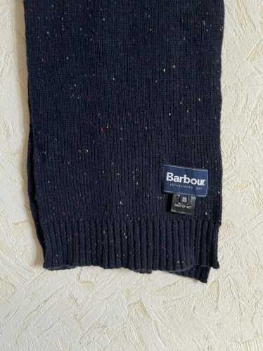 Barbour Barbour Wool Blend Navy Blue Long & Wide … - image 1