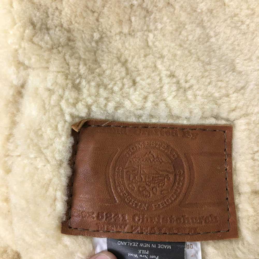 Genuine Leather × Japanese Brand VINTAGE B 3 VEST… - image 11
