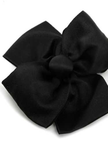Chanel CHANEL Black Bow Hair Comb