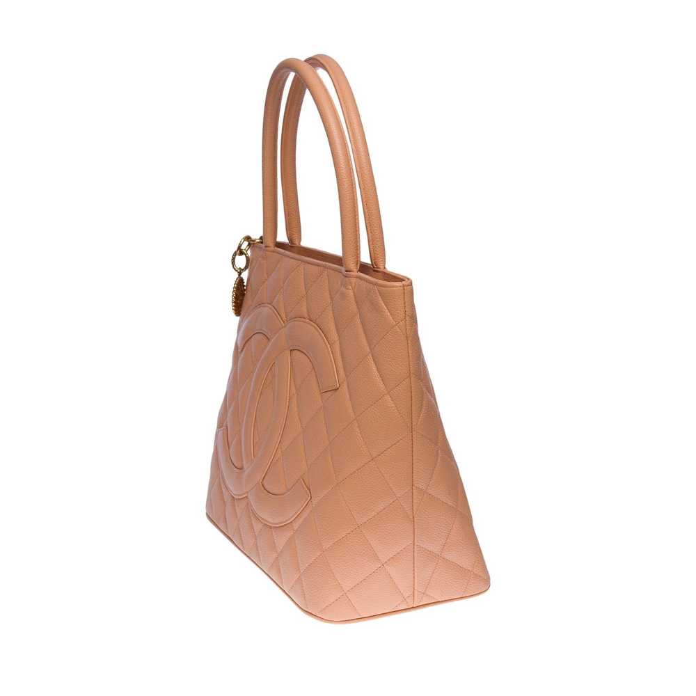 Chanel CHANEL Beautiful Cabas Medallion bag in sa… - image 3