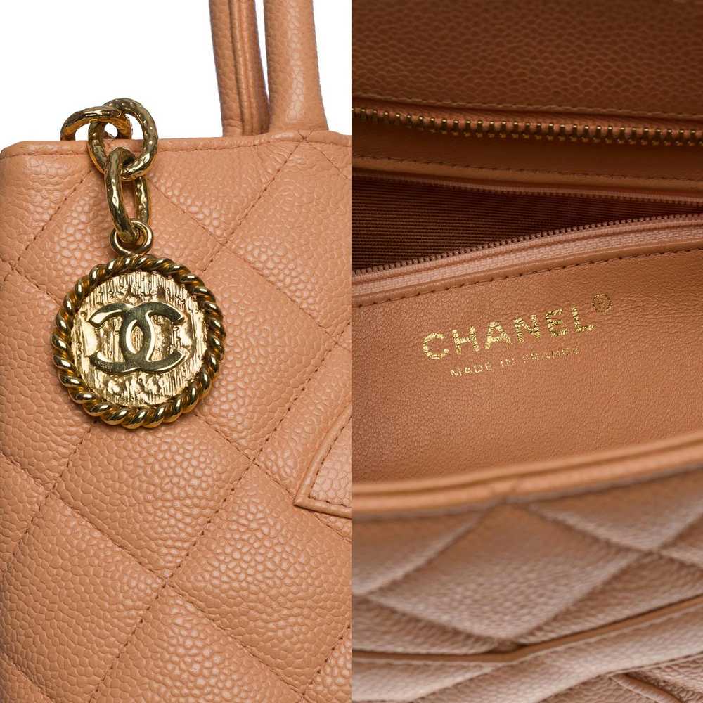 Chanel CHANEL Beautiful Cabas Medallion bag in sa… - image 5