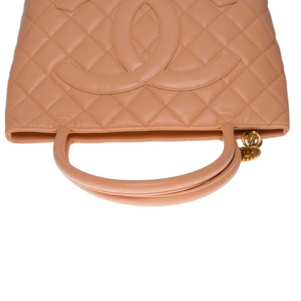Chanel CHANEL Beautiful Cabas Medallion bag in sa… - image 8