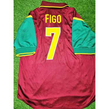 Nike Figo Portugal 1998 Nike Home Soccer Jersey S… - image 1