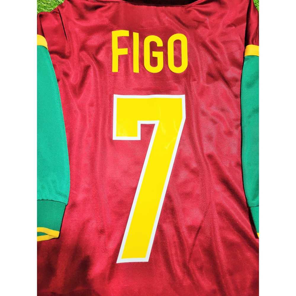 Nike Figo Portugal 1998 Nike Home Soccer Jersey S… - image 3