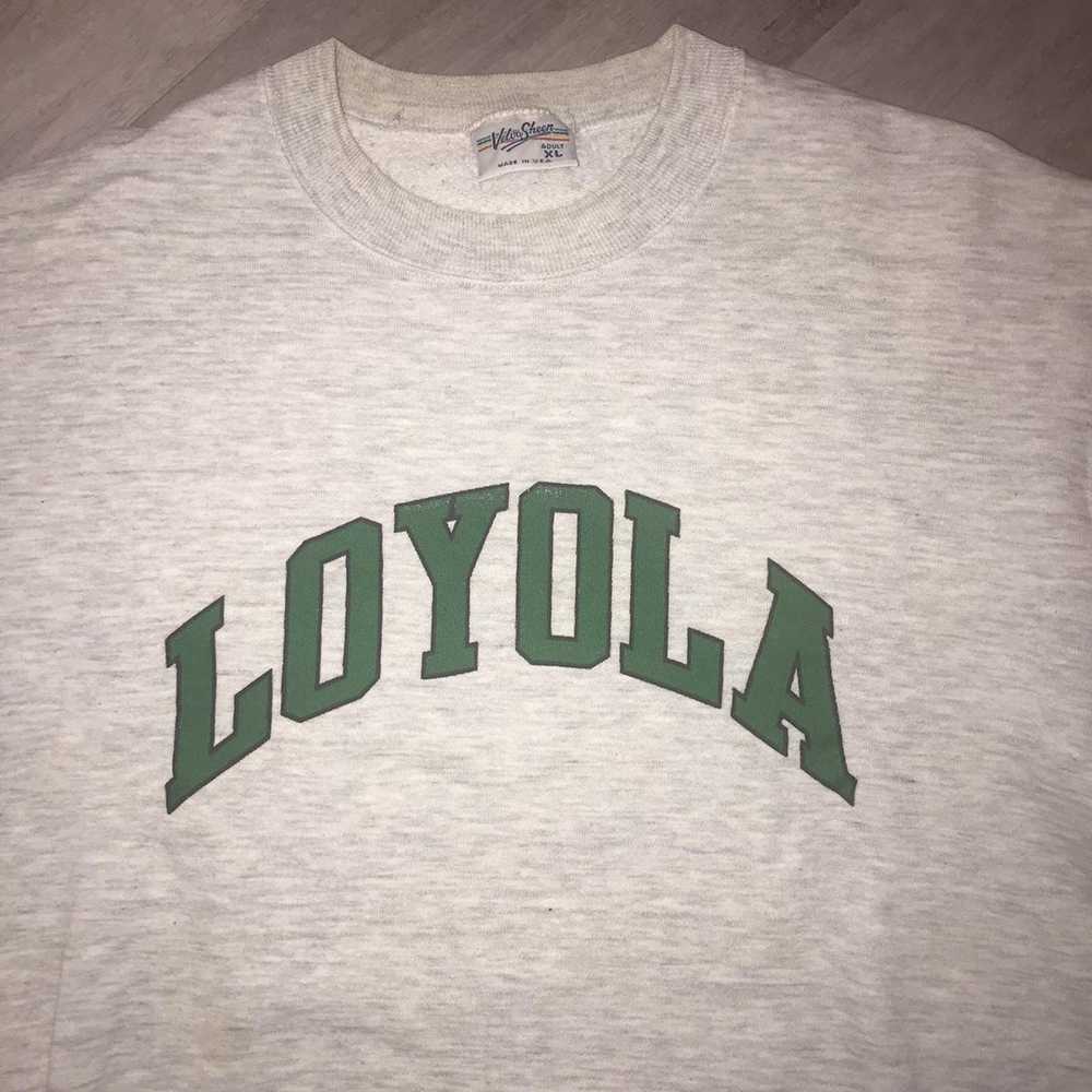 Velva Sheen 1980’s Loyola University Crewneck - image 2